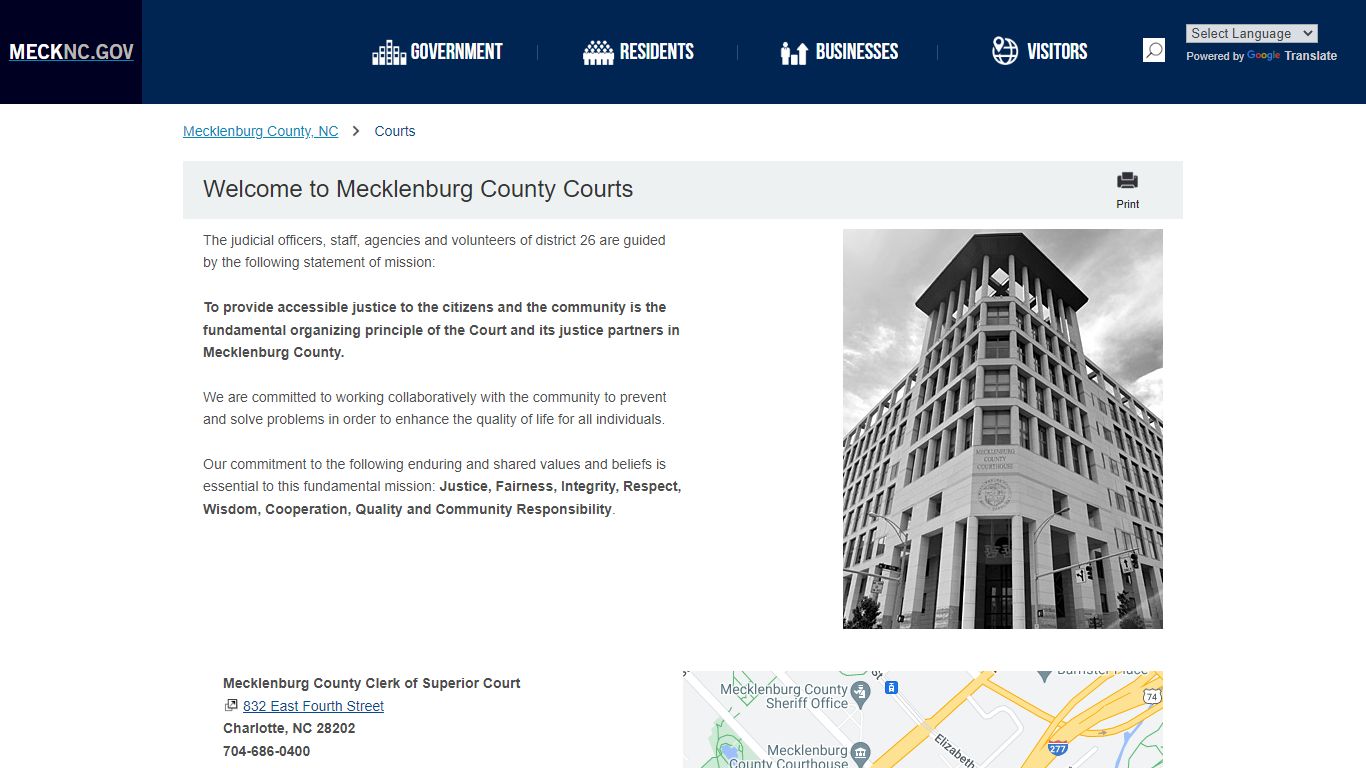 Welcome to Mecklenburg County Courts - mecknc.gov